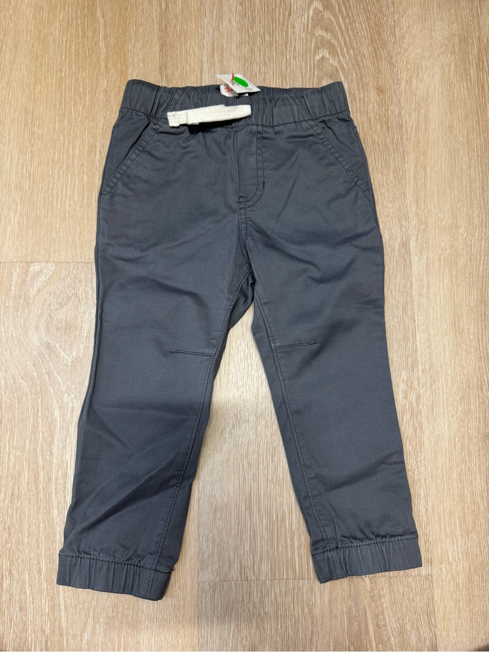 Toddler Elastic-Waist Dark Gray Jogger Pants